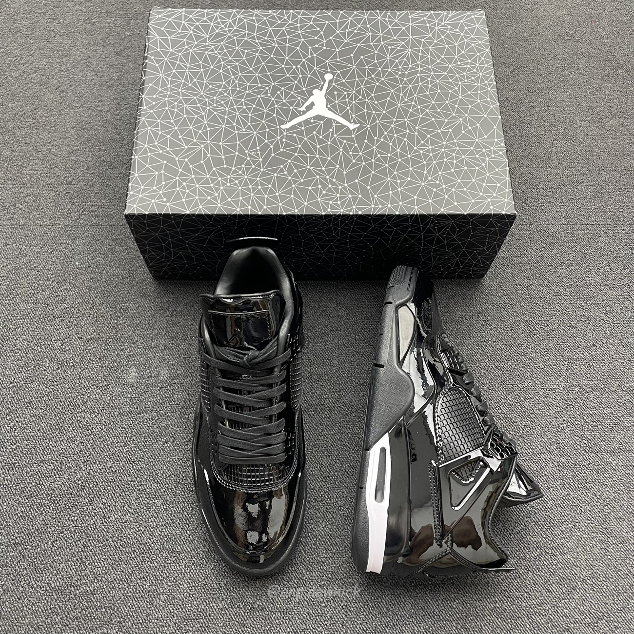 Air Jordan 4 Retro 11lab4 Black 719864 010 (5) - newkick.app