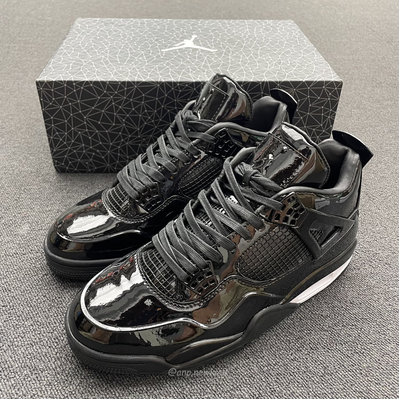 Air Jordan 4 Retro 11lab4 Black 719864 010 (9) - newkick.app