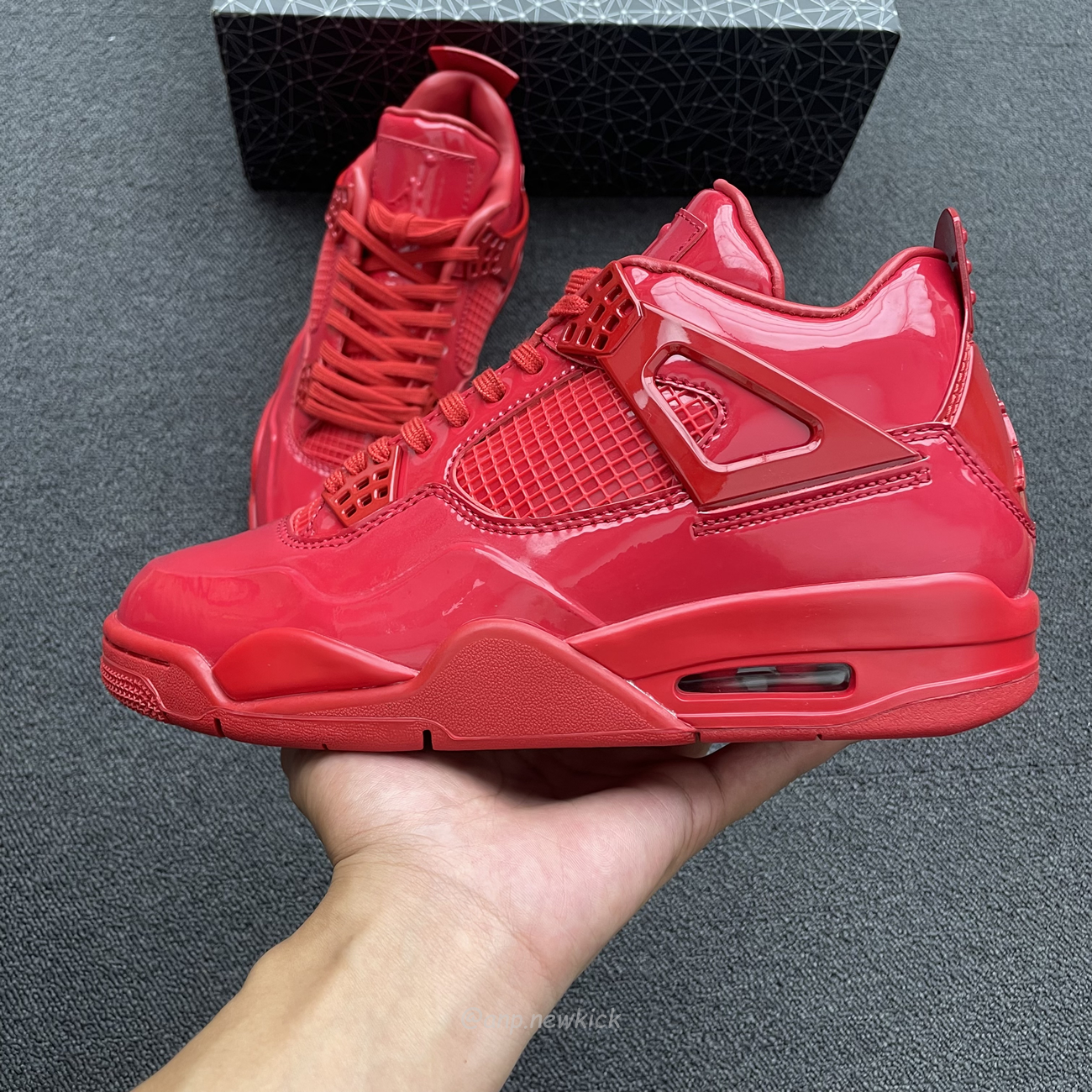 Air Jordan 4 Retro 11lab4 Red 719864 600 (8) - newkick.app