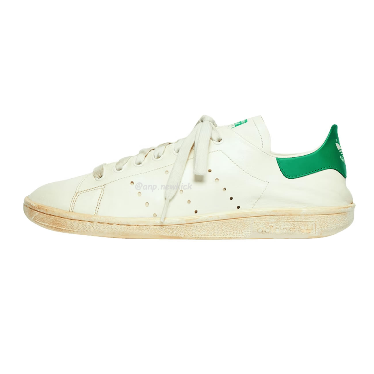 Adidas X Balenciaga Stan Smith Worn Out Off White Green 721835 Wbdv4 9703 (1) - newkick.app