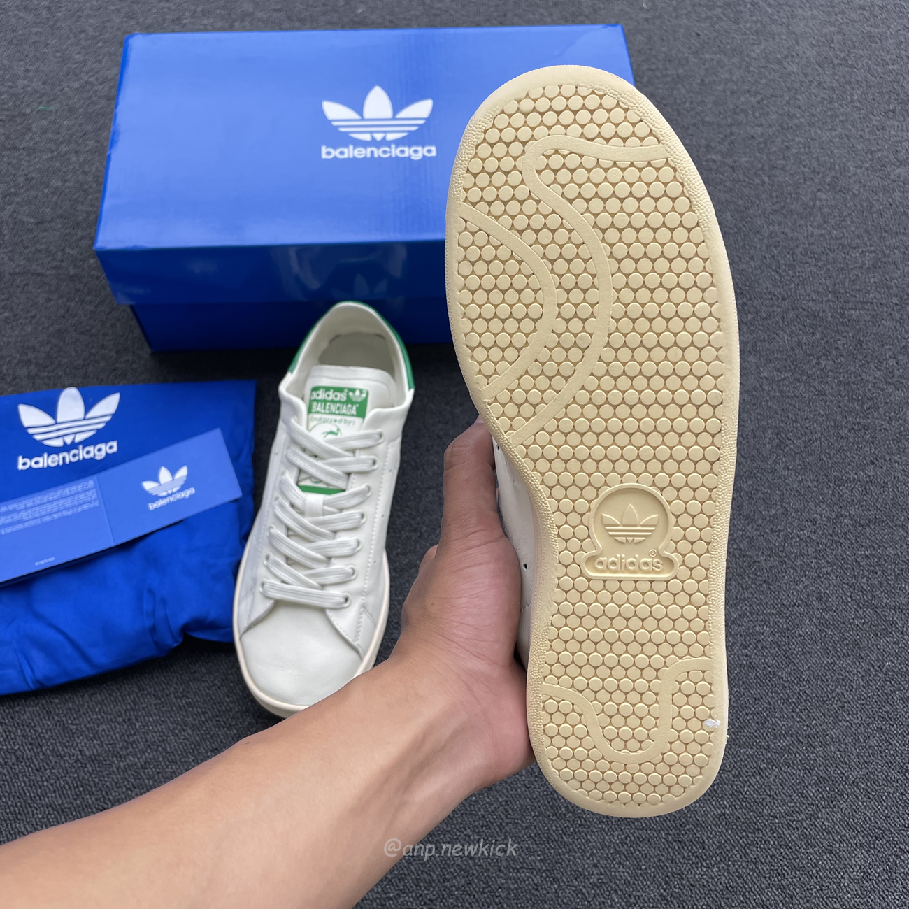 Adidas X Balenciaga Stan Smith Worn Out Off White Green 721835 Wbdv4 9703 (12) - newkick.app