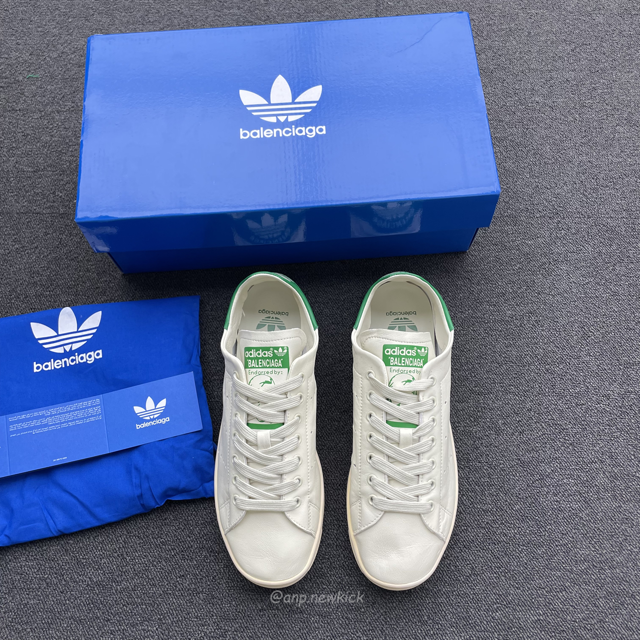 Adidas X Balenciaga Stan Smith Worn Out Off White Green 721835 Wbdv4 9703 (7) - newkick.app