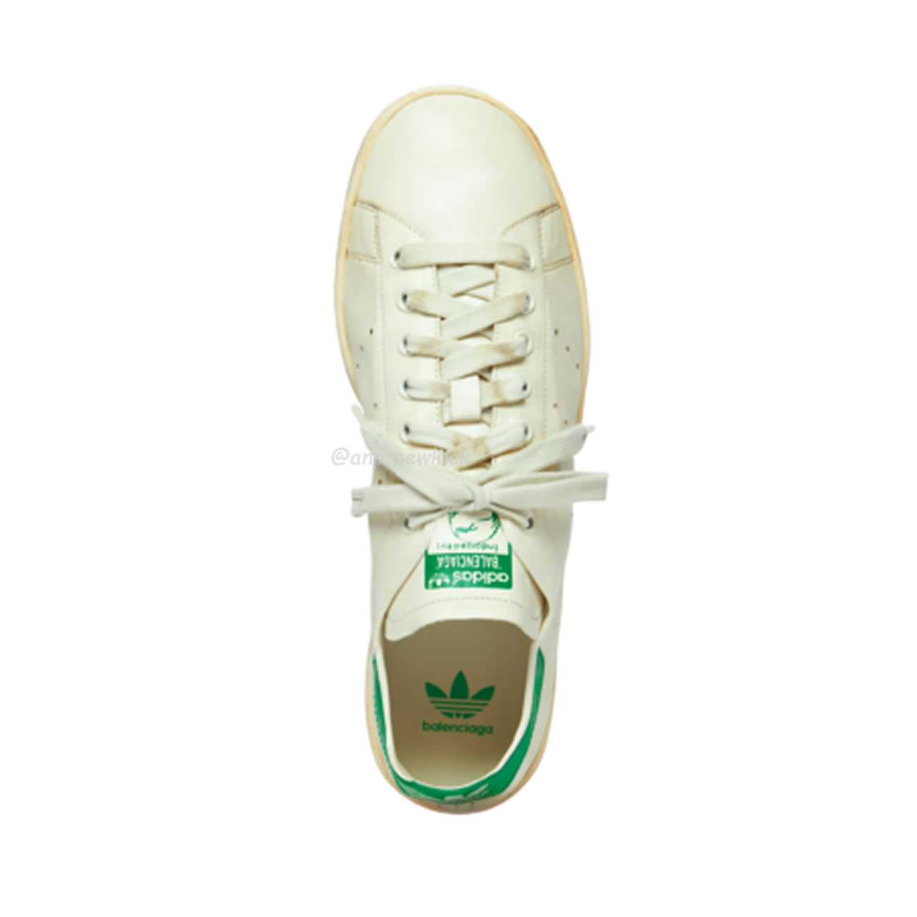 Adidas X Balenciaga Stan Smith Worn Out Off White Green 721835 Wbdv4 9703 (8) - newkick.app