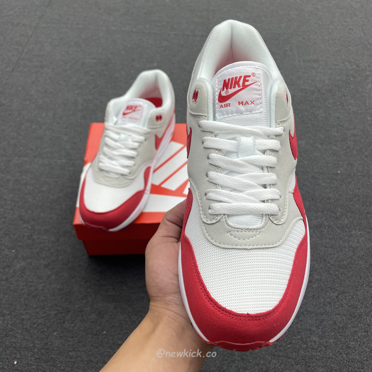 Nike Air Max 1 Anniversary Red 20172018 Restock Pair 908375 103(11) - newkick.app