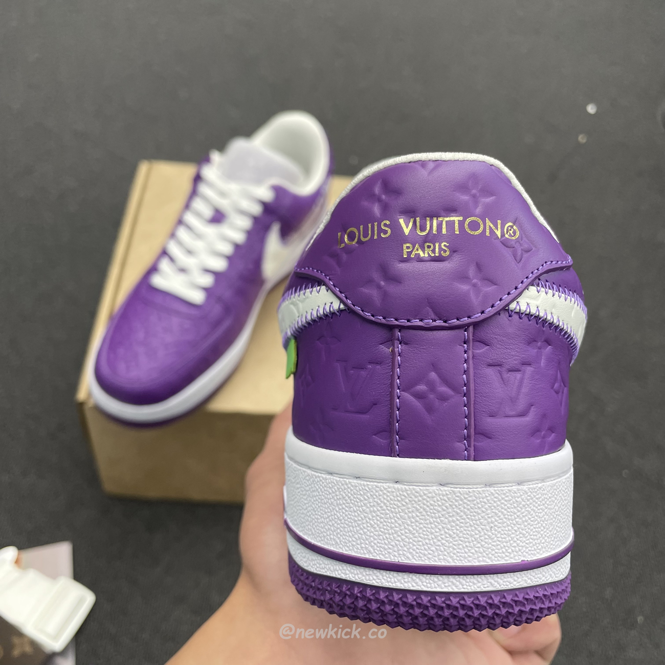 Lv X Nike Air Force 1 Low Purple (4) - newkick.app