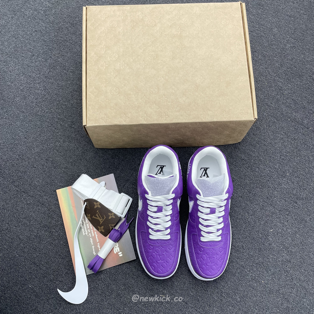 Lv X Nike Air Force 1 Low Purple (5) - newkick.app