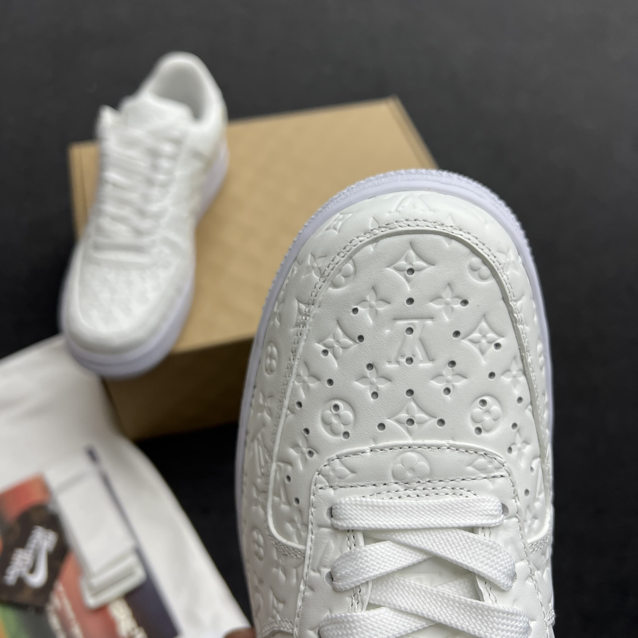 Lv X Nike Air Force 1 Low White Ae5u3bmi61m90 (10) - newkick.app