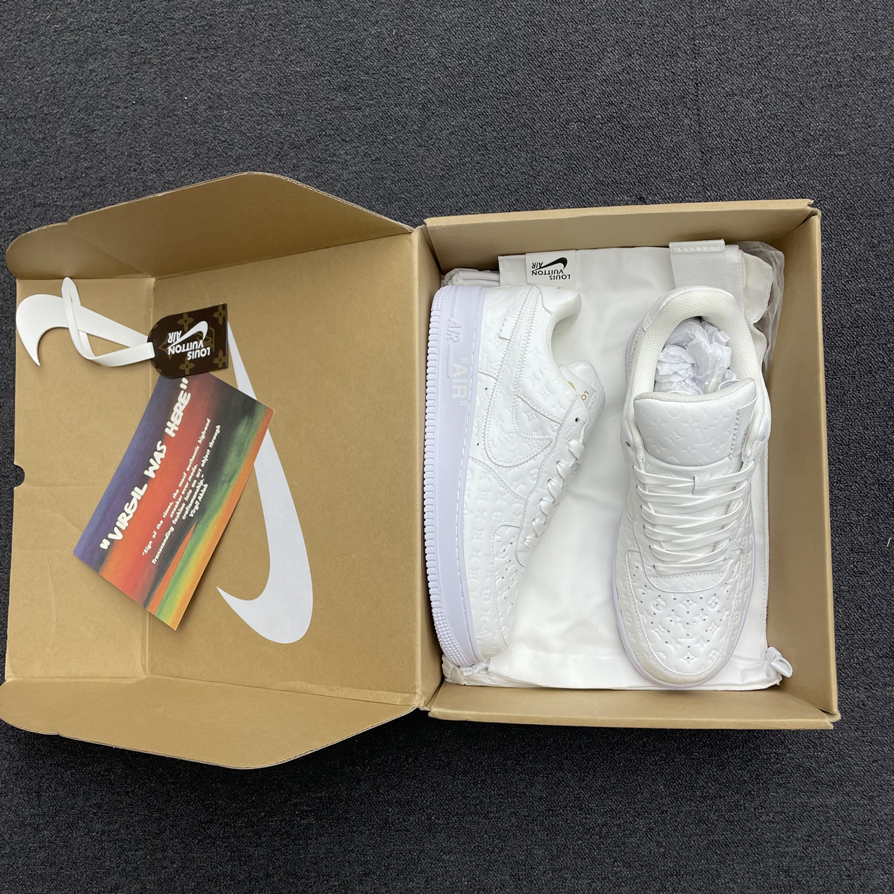 Lv X Nike Air Force 1 Low White Ae5u3bmi61m90 (11) - newkick.app