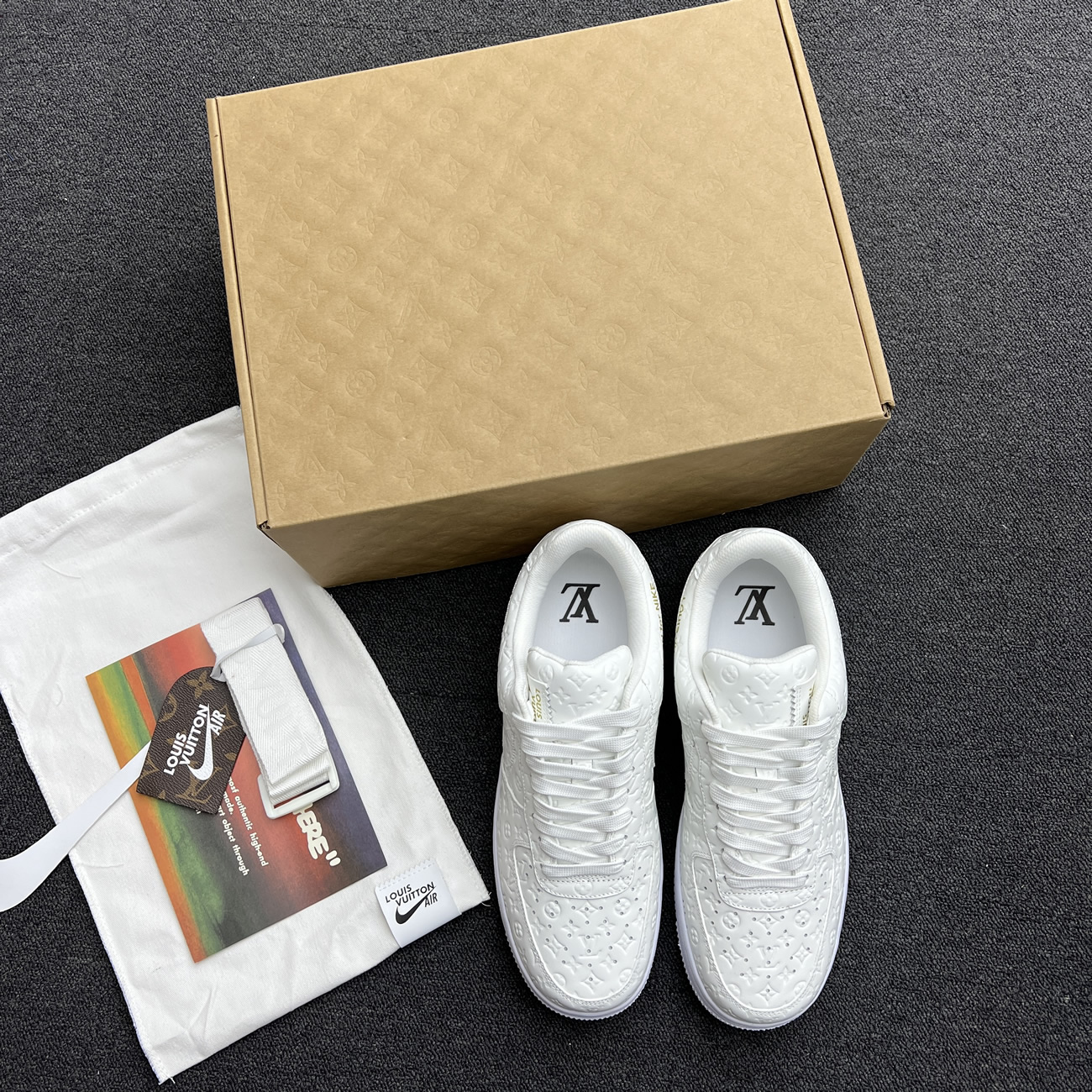 Lv X Nike Air Force 1 Low White Ae5u3bmi61m90 (2) - newkick.app