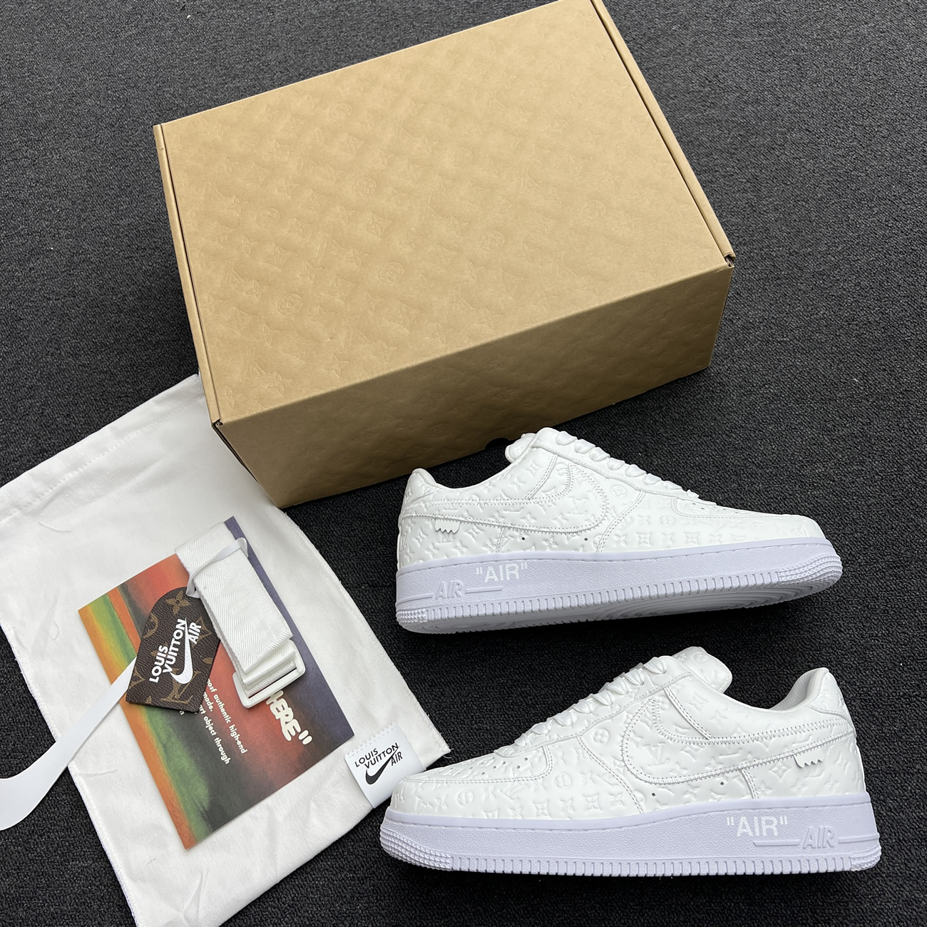 Lv X Nike Air Force 1 Low White Ae5u3bmi61m90 (6) - newkick.app