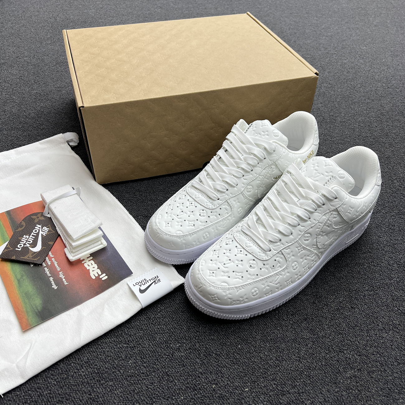 Lv X Nike Air Force 1 Low White Ae5u3bmi61m90 (7) - newkick.app