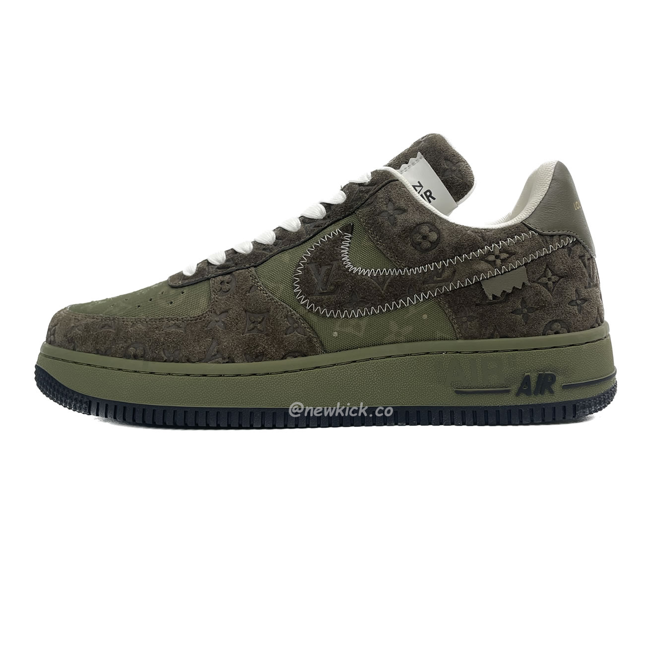 Lv X Nike Air Force 1 Low Green (1) - newkick.app