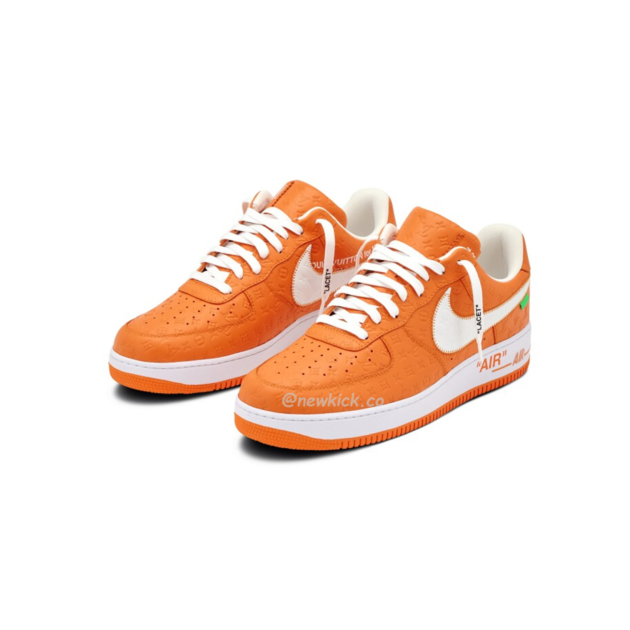 Lv X Nike Air Force 1 Low Orange (11) - newkick.app