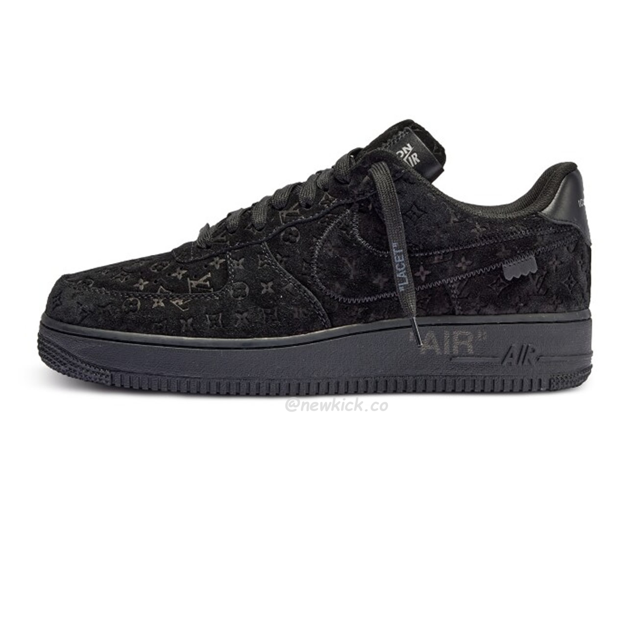 Louis Vuitton Nike Air Force 1 Low By Virgil Abloh Black (1) - newkick.app