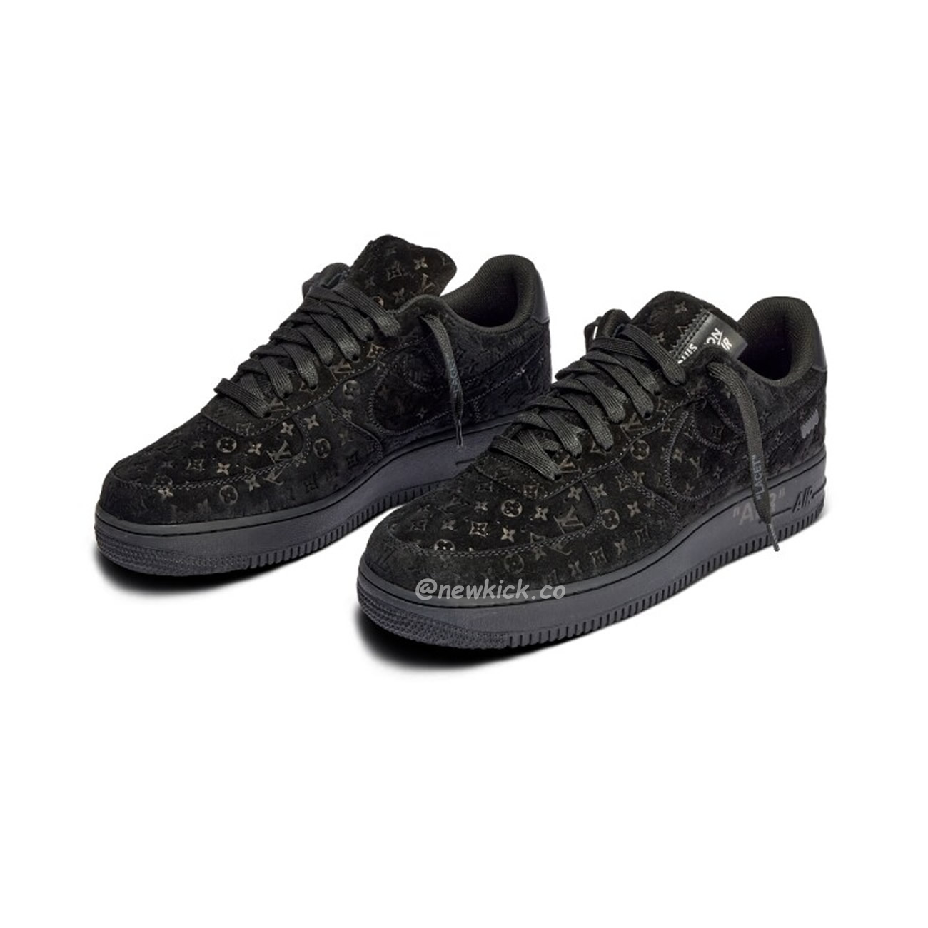 Louis Vuitton Nike Air Force 1 Low By Virgil Abloh Black (3) - newkick.app