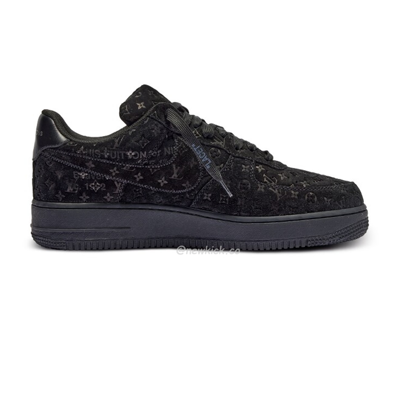 Louis Vuitton Nike Air Force 1 Low By Virgil Abloh Black (4) - newkick.app