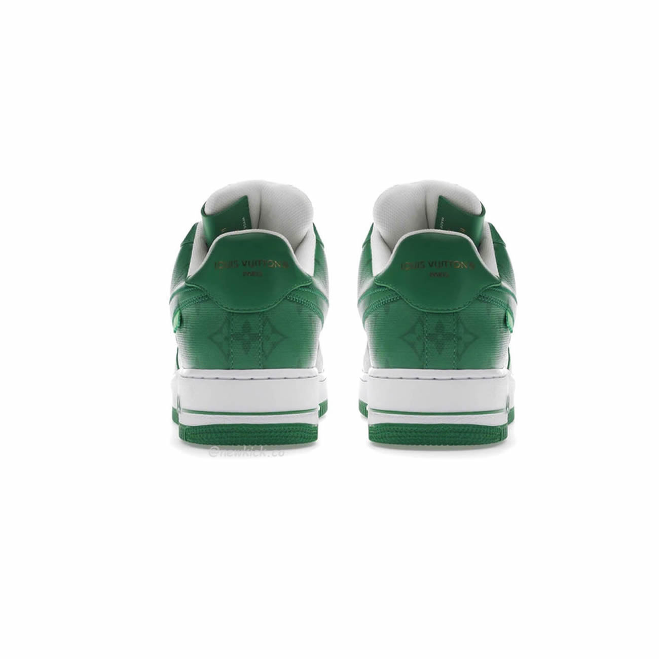 Louis Vuitton Nike Air Force 1 Low By Virgil Abloh White Green Royal (23) - newkick.app