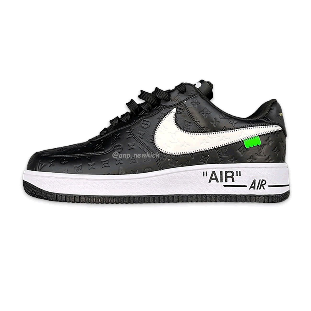 Louis Vuitton Nike Air Force 1 Low By Virgil Abloh White Black (1) - newkick.app