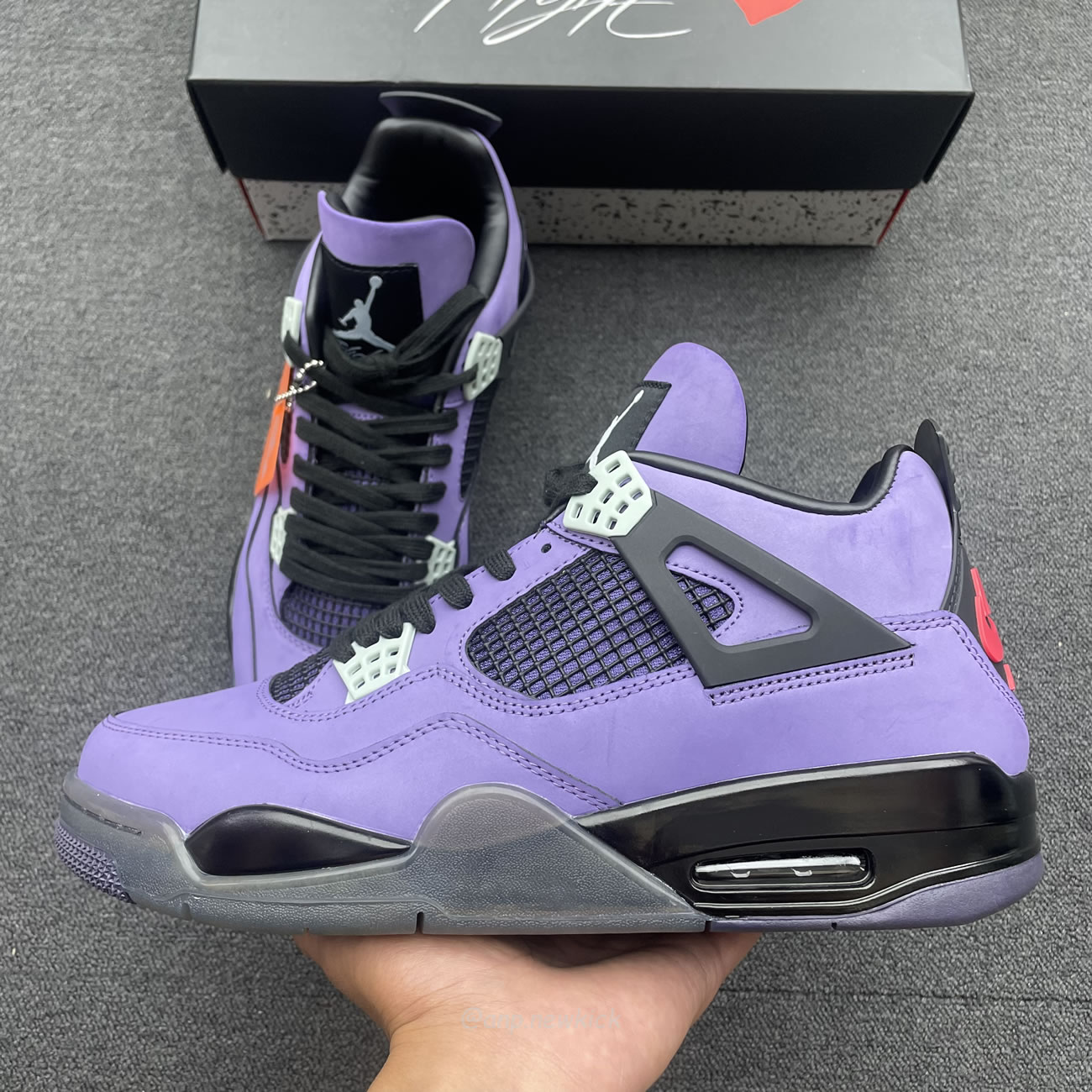 Air Jordan 4 Retro X Travis Scott Aj4 766302 (2) - newkick.app