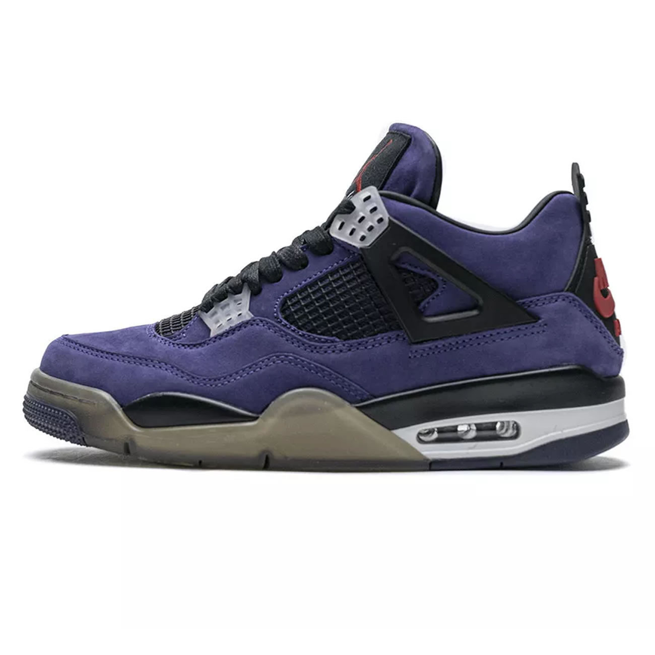 Travis Scott X Air Jordan 4 Retro Purple Aj4 766302 (1) - newkick.app