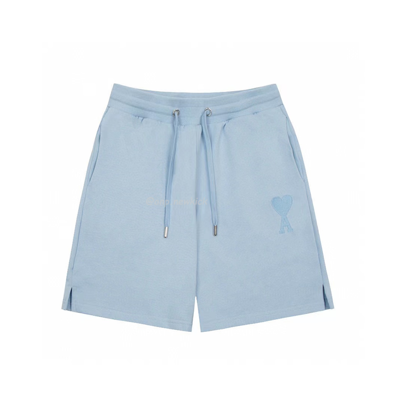 Ami Paris Logo Embroidered Sports Shorts (1) - newkick.app