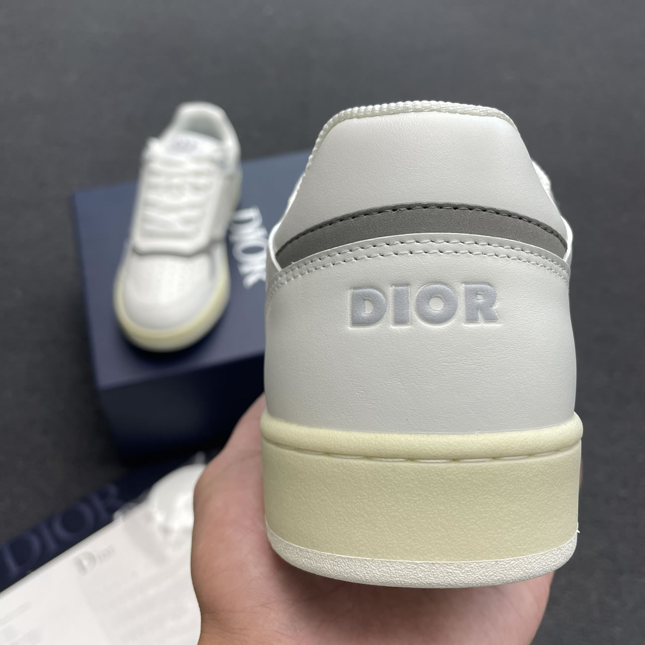 Dior B27 Low Gray White Beige Black 3sn272zir H165 H173 H965 H068 (18) - newkick.app