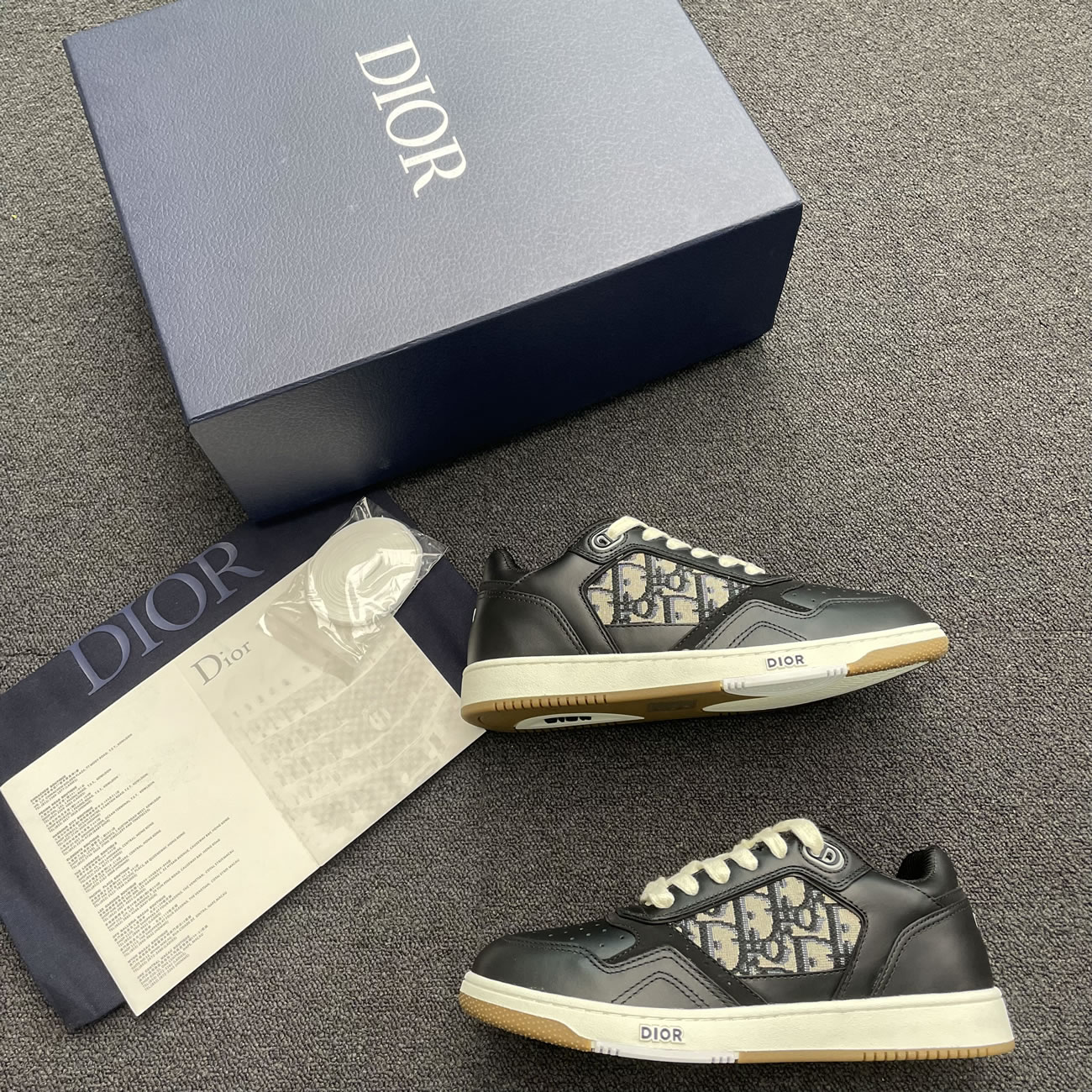 Dior B27 Low Gray White Beige Black 3sn272zir H165 H173 H965 H068 (2) - newkick.app