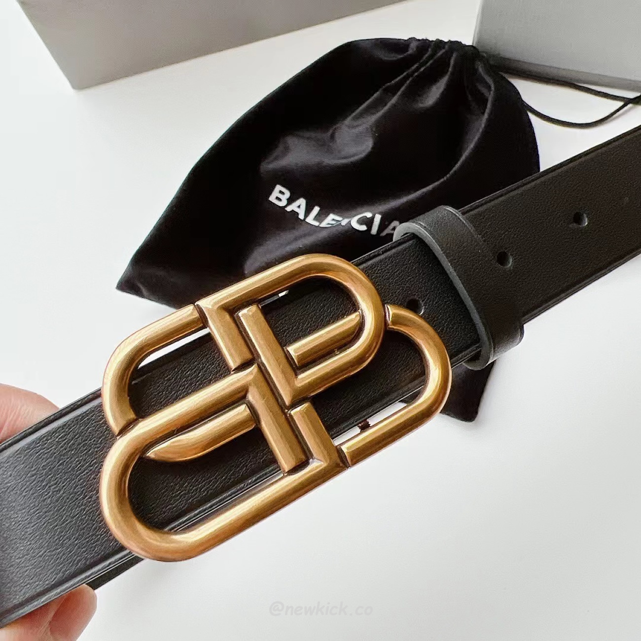 Balenciaga Bb Logo Belt (6) - newkick.app