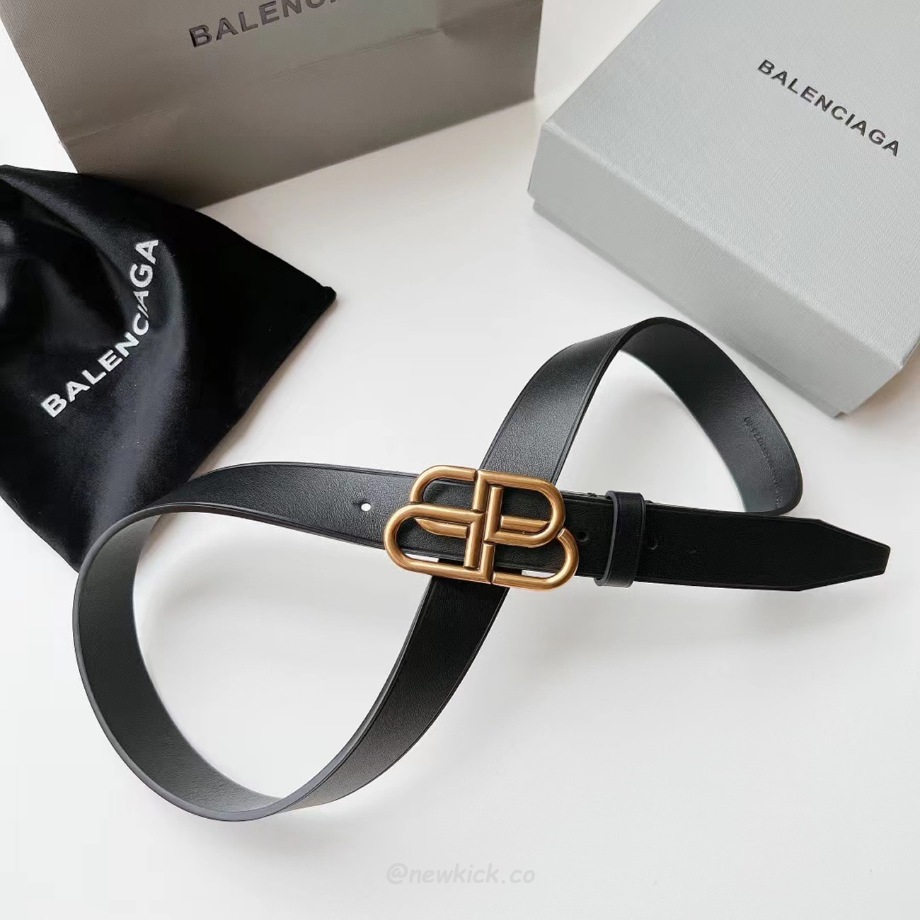 Balenciaga Bb Logo Belt (8) - newkick.app