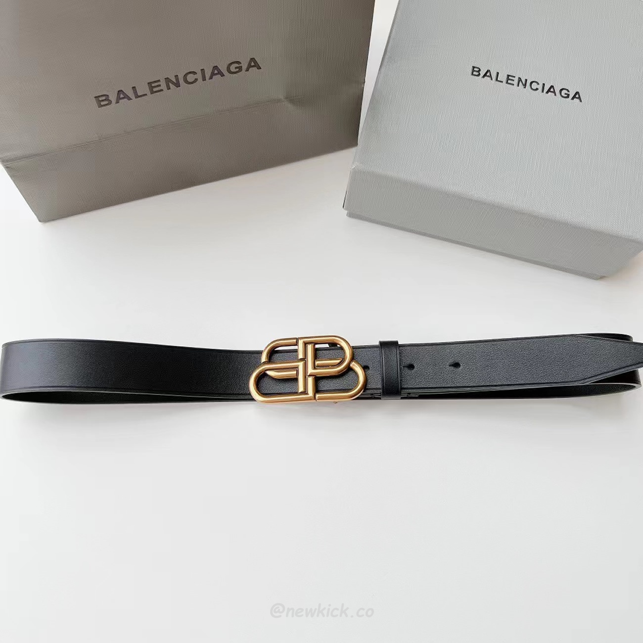 Balenciaga Bb Logo Belt (9) - newkick.app