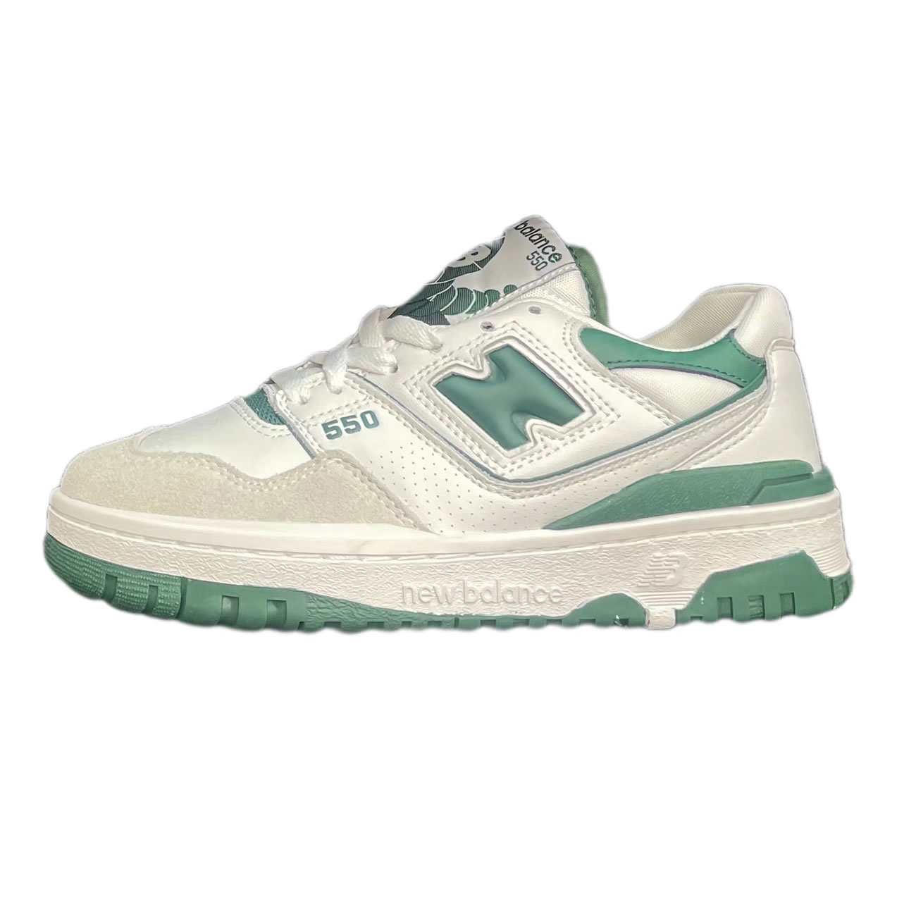 New Balance 550 White Green Bb550wt1 (1) - newkick.app