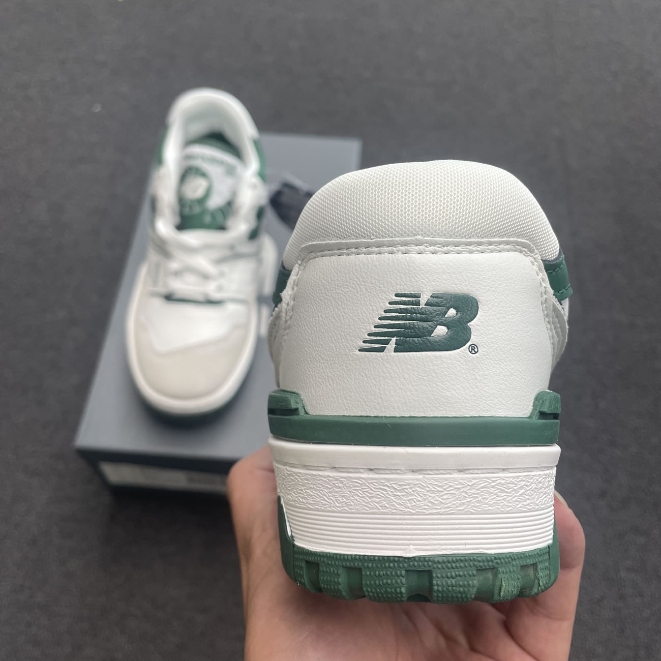 New Balance 550 White Green Bb550wt1 (5) - newkick.app