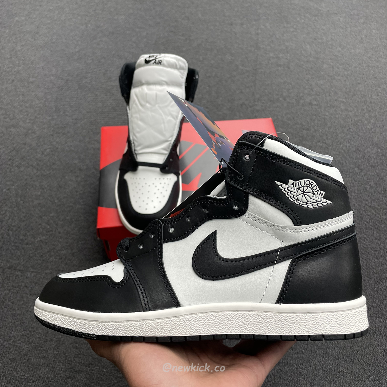 Air Jordan 1 Retro High 85 Black White 2023 Bq4422 001 (8) - newkick.app