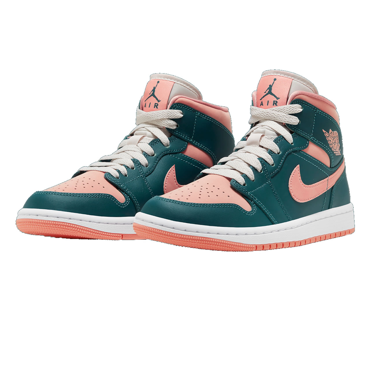 Air Jordan 1 Mid Dark Teal Green Bq6472 308 (10) - newkick.app