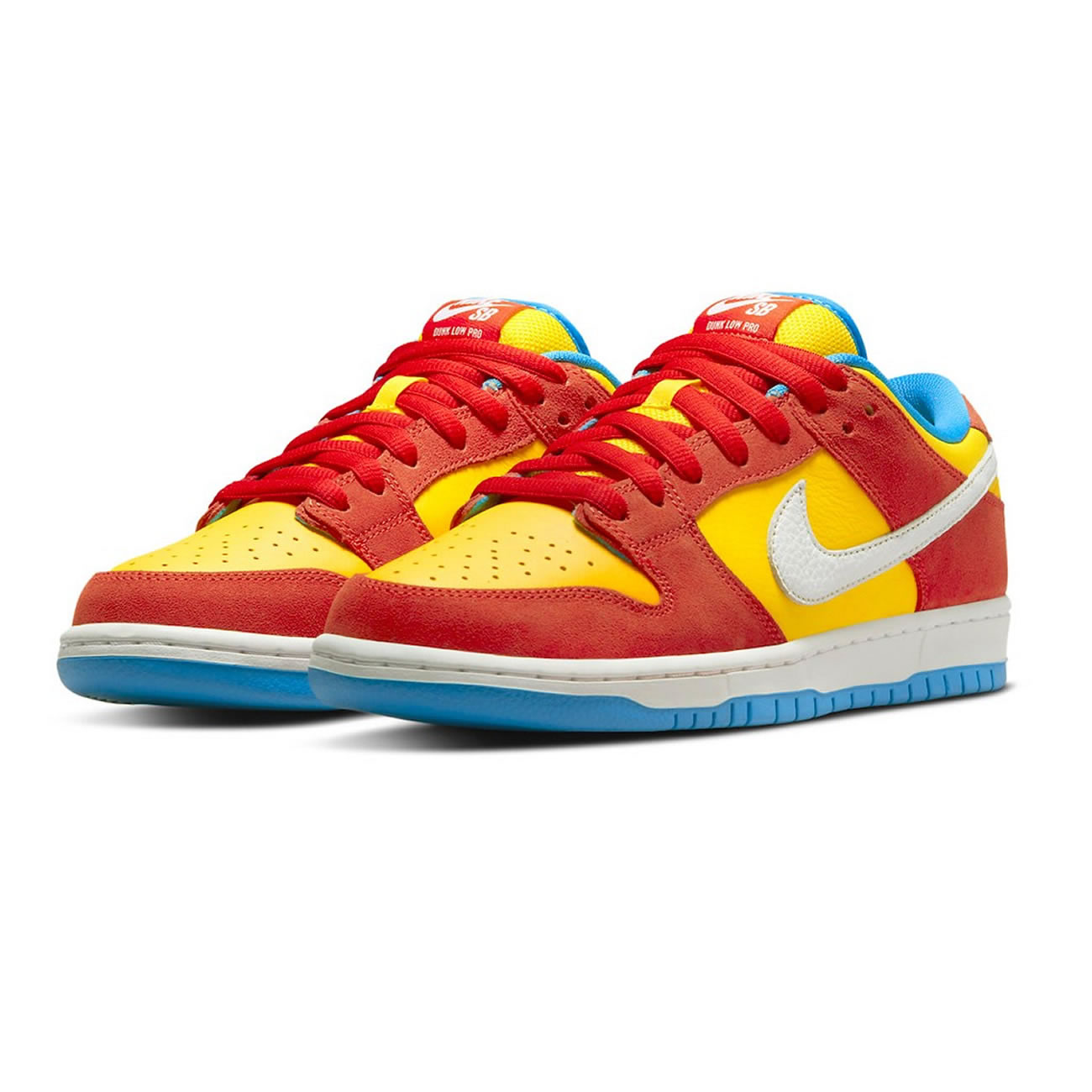 Nike Sb Dunk Low Pro Bart Simpson Bq6817 602 (2) - newkick.app