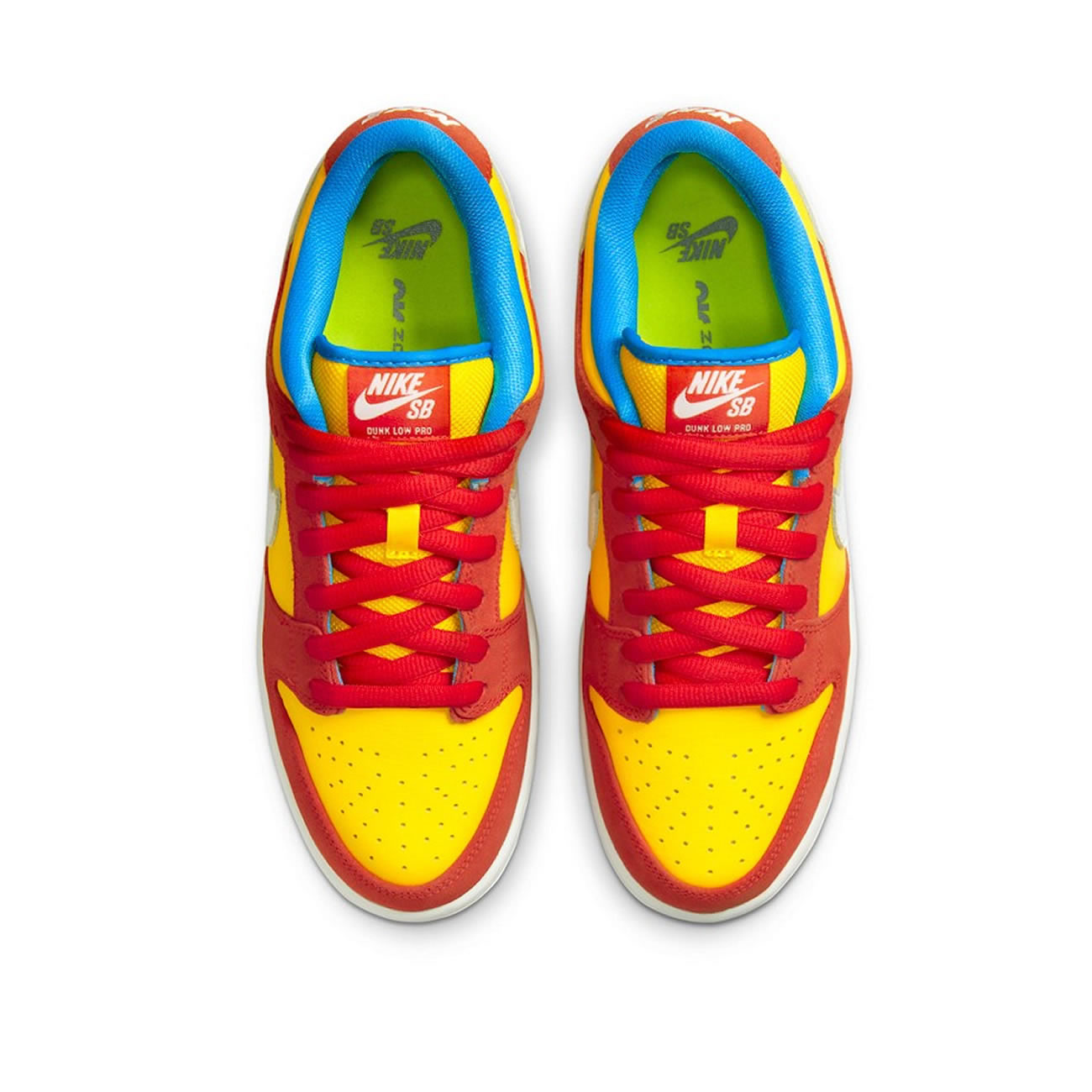 Nike Sb Dunk Low Pro Bart Simpson Bq6817 602 (3) - newkick.app