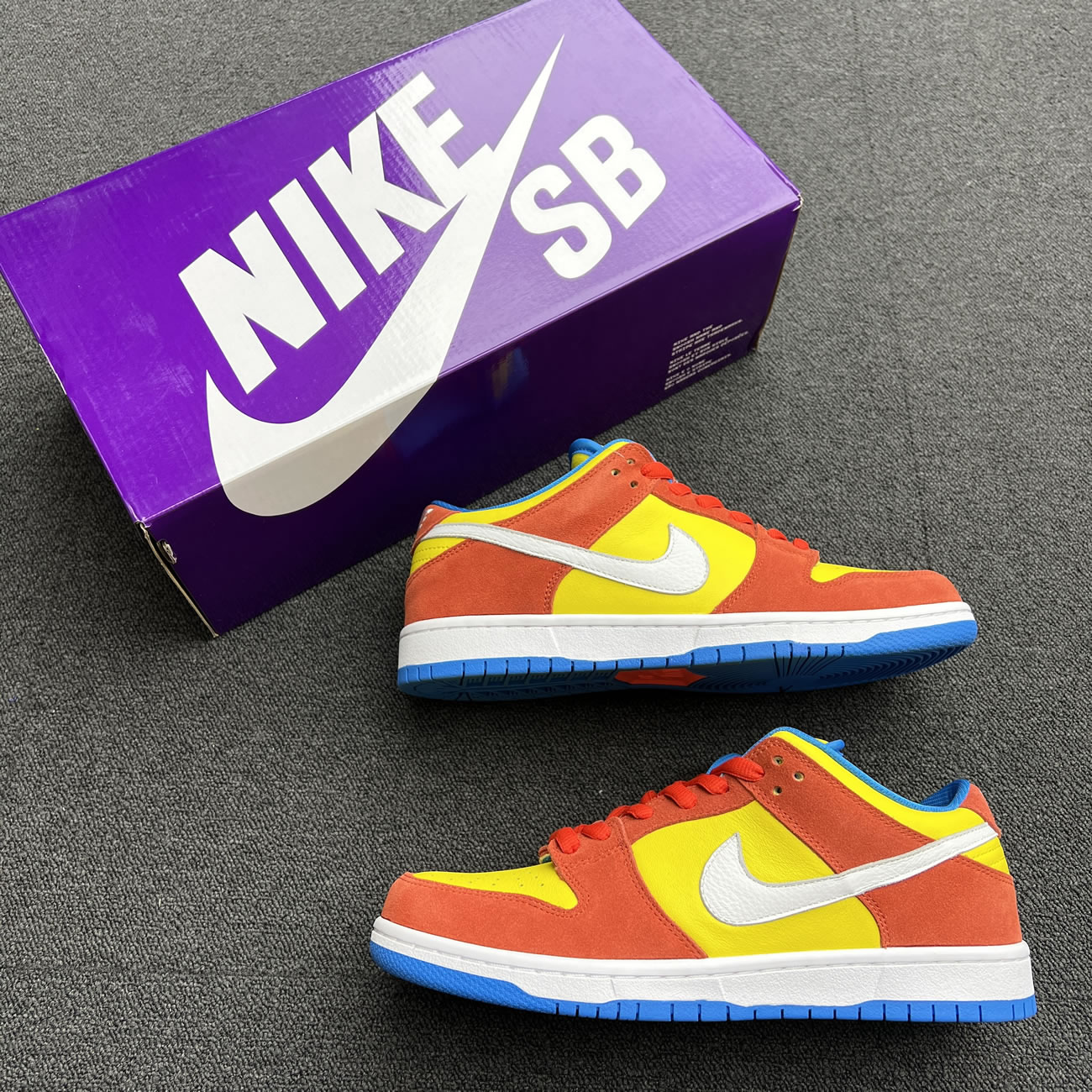 Nike Sb Dunk Low Pro Bart Simpson Bq6817 602 (6) - newkick.app