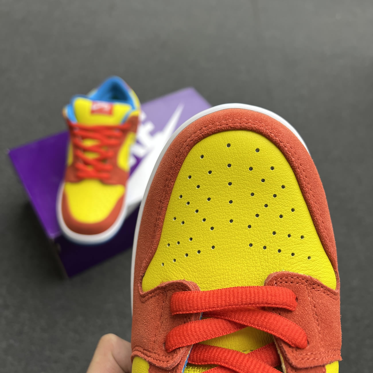 Nike Sb Dunk Low Pro Bart Simpson Bq6817 602 (9) - newkick.app