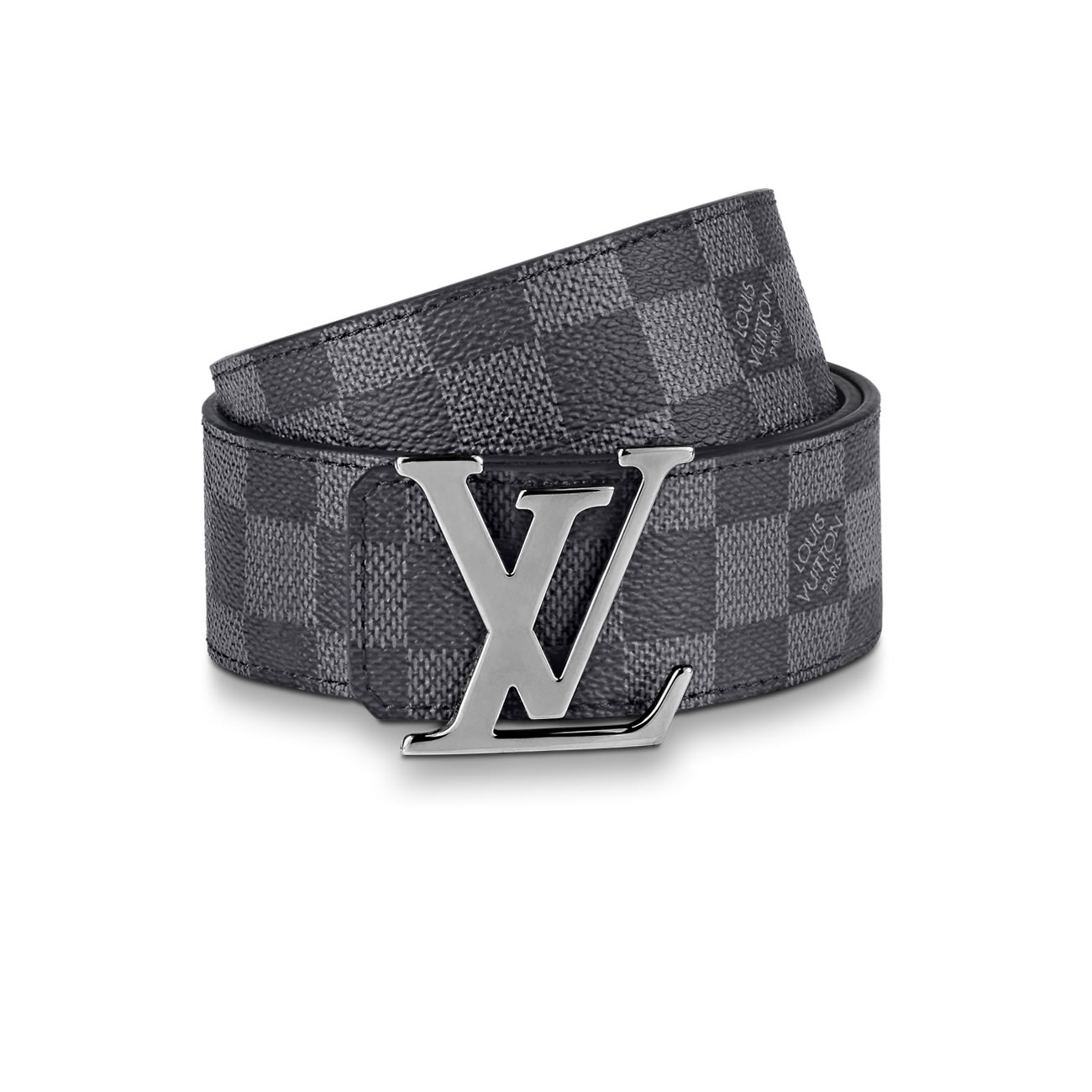 Lv Initiales 95cm 125cm Damier Black Belt (1) - newkick.app