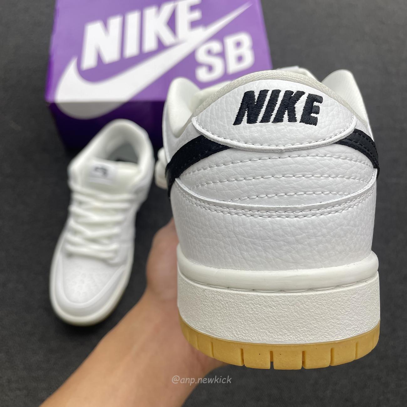 Nike Sb Dunk Low Pro White Gum Cd2563 101 (2) - newkick.app