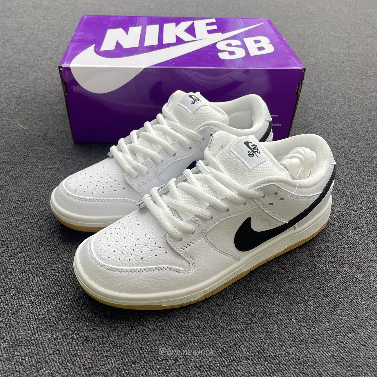 Nike Sb Dunk Low Pro White Gum Cd2563 101 (4) - newkick.app