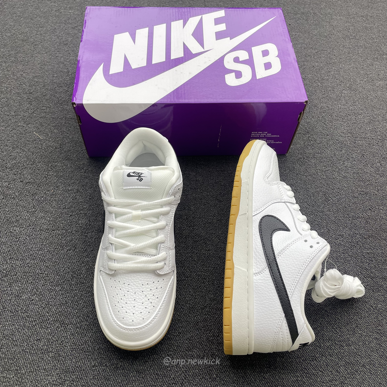 Nike Sb Dunk Low Pro White Gum Cd2563 101 (9) - newkick.app