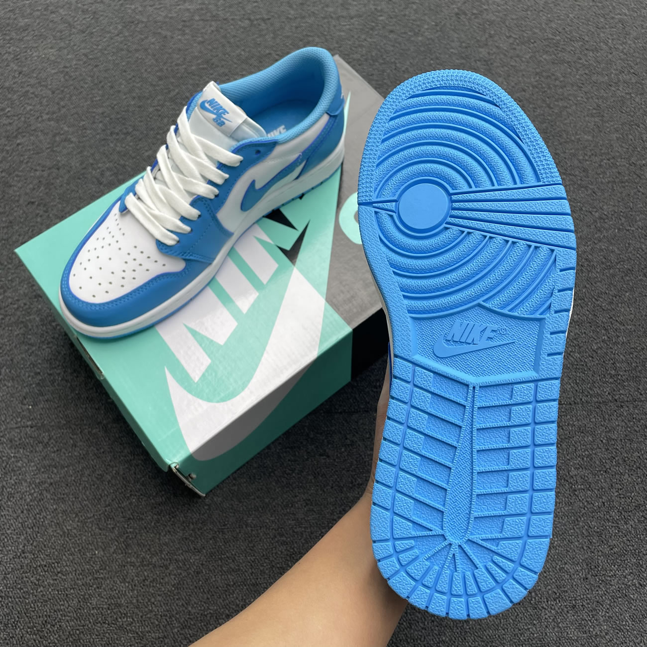 Jordan 1 Low Sb Unc Cj7891 401 (5) - newkick.app