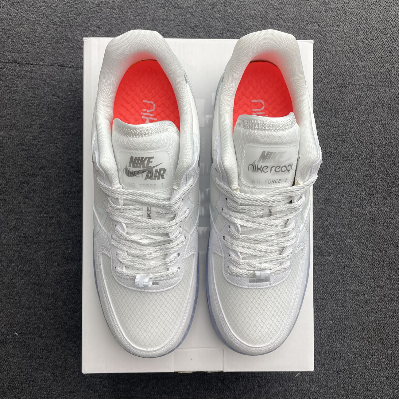 Nike Air Force 1 React White Light Bone Cq8879 100 (12) - newkick.app