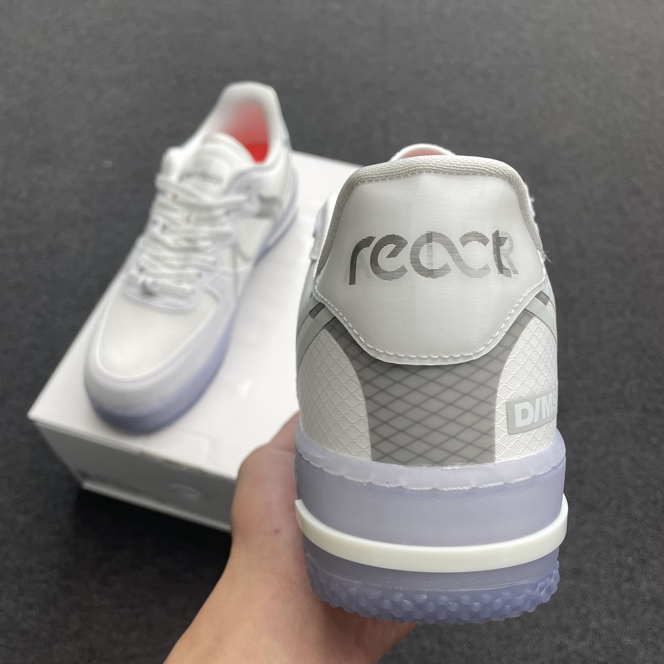 Nike Air Force 1 React White Light Bone Cq8879 100 (9) - newkick.app