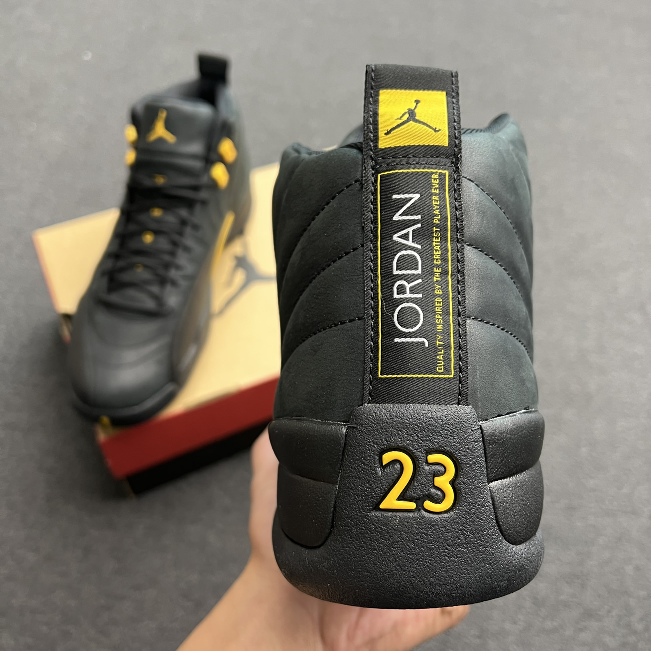 Jordan 12 Retro Black Taxi Ct8013 071 (11) - newkick.app