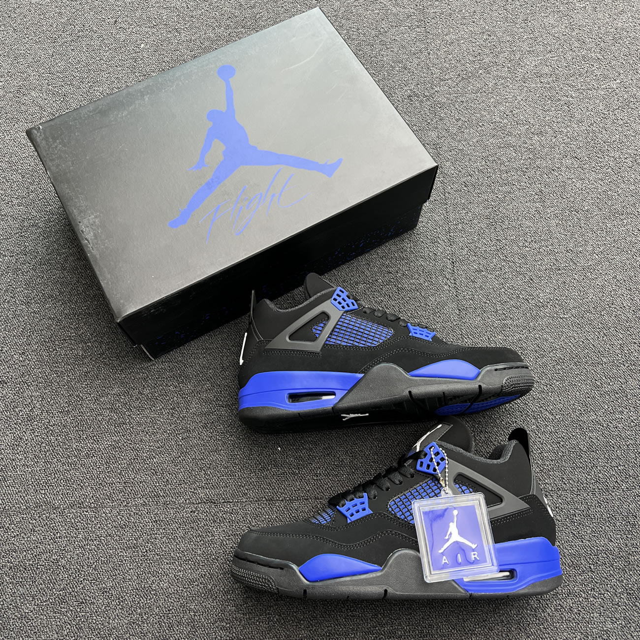 Air Jordan 4 Retro Black Game Royal Ct8527 018 (2) - newkick.app