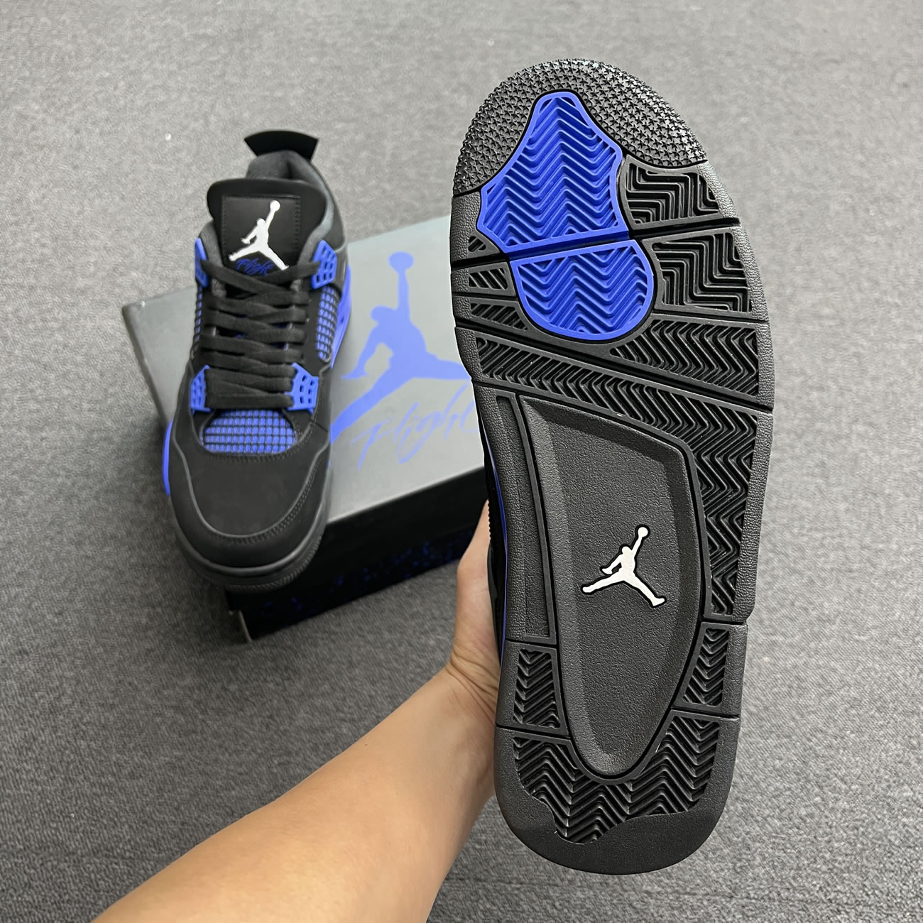 Air Jordan 4 Retro Black Game Royal Ct8527 018 (3) - newkick.app