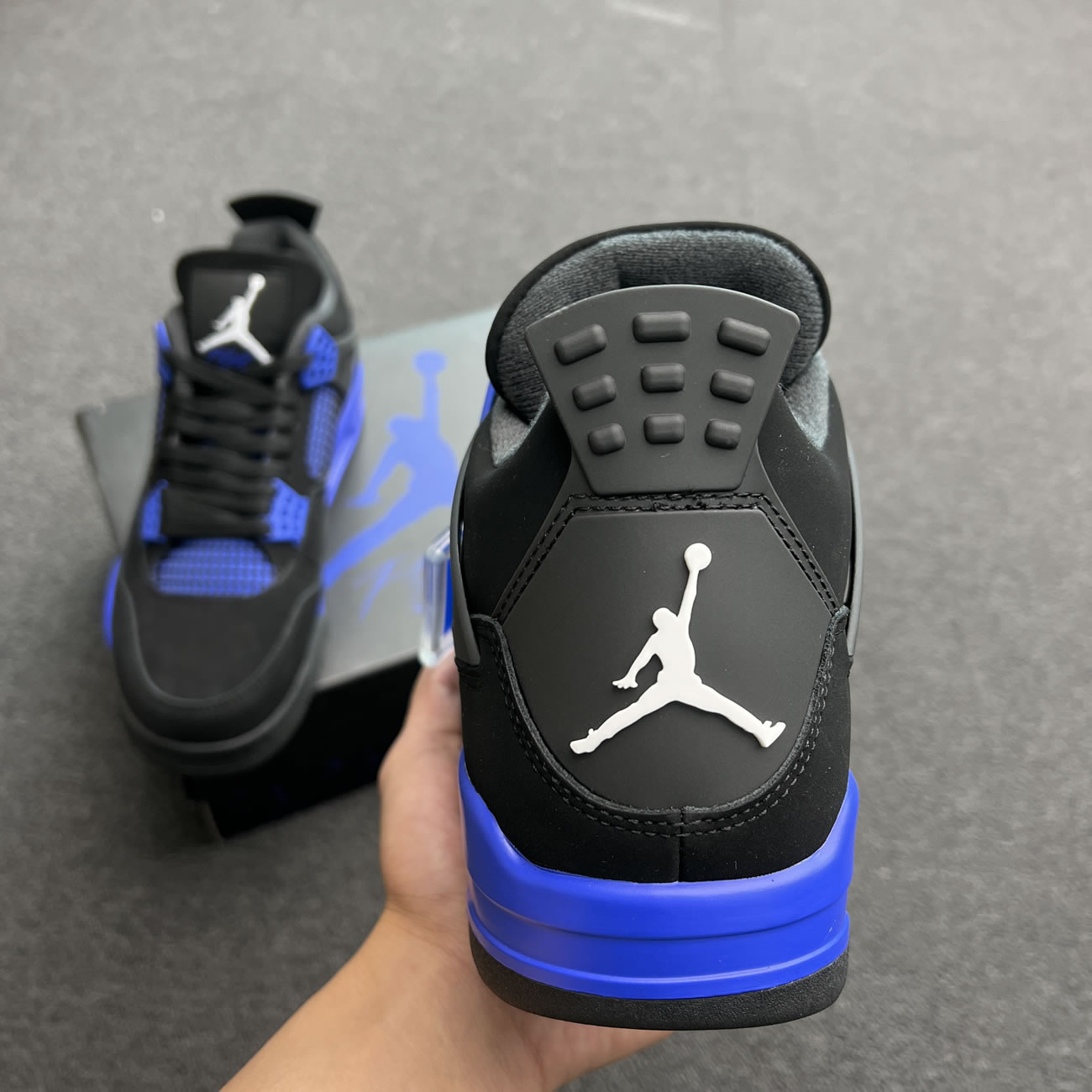 Air Jordan 4 Retro Black Game Royal Ct8527 018 (5) - newkick.app