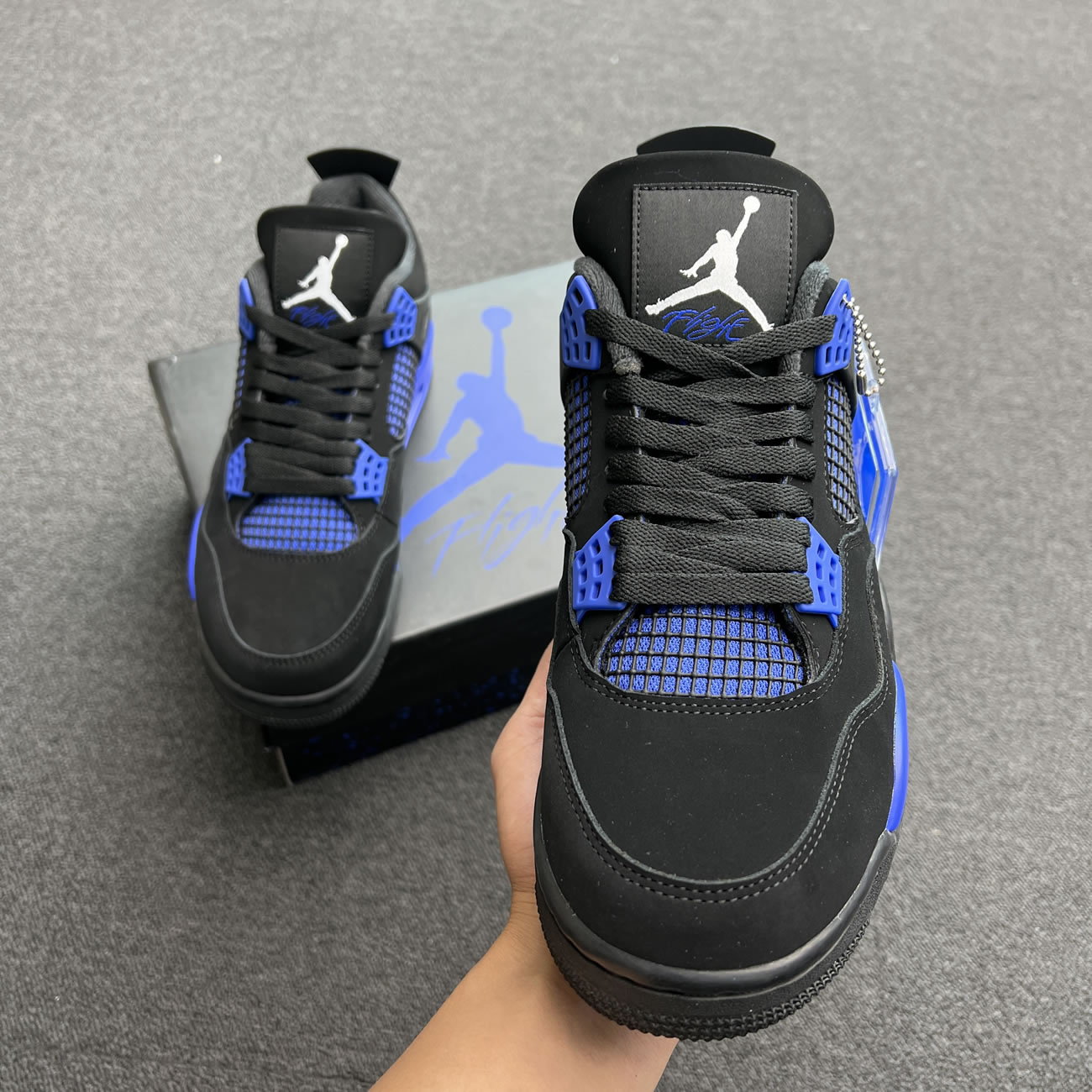 Air Jordan 4 Retro Black Game Royal Ct8527 018 (7) - newkick.app